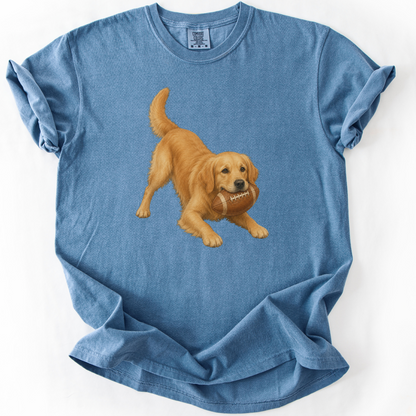 Golden Retriever Football Shirt