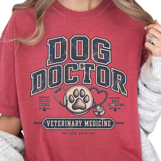 Veterinarian Shirt, Funny Vet Gift, Dog Doctor Tee, Veterinary Medicine Shirt, Vet Humor