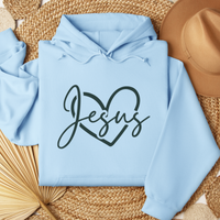 Load image into Gallery viewer, Jesus Heart Shirt, Tank or Hoodie, Christian Apparel for Women, Faith Graphic Tee, Cute Jesus Lover Gift
