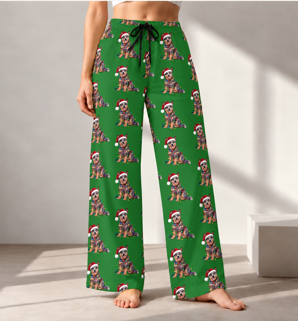 Australian Cattle Dog Christmas Pajama Pants