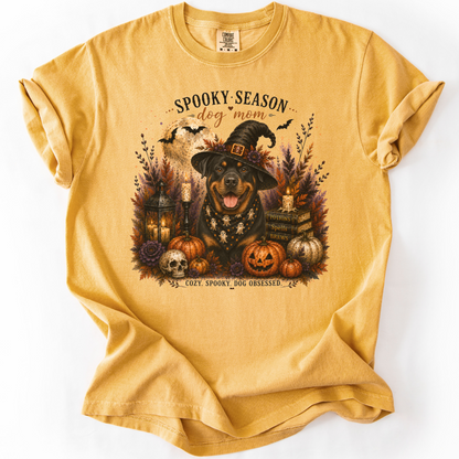Rottweiler Spooky Season Dog Mom Halloween Shirt