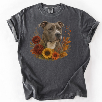 Pitbull Autumn Floral Shirt
