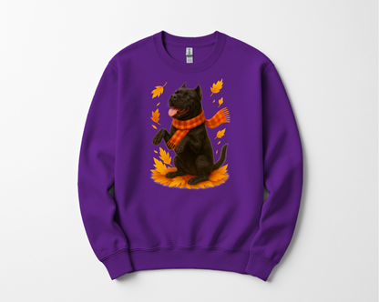 Cane Corso Autumn Sweatshirt, Fall Dog Lover Apparel, Cozy Dog Sweater, Cute Cane Corso Shirt, Gift for Pet Enthusiasts