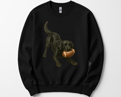 Football Lab Lovers Sweatshirt-Personalize for Lab Choice