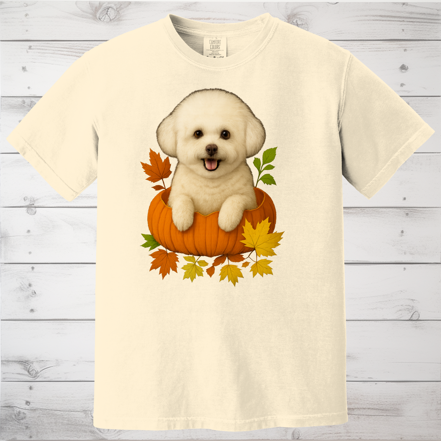 Bichon Frise Pumpkin Shirt