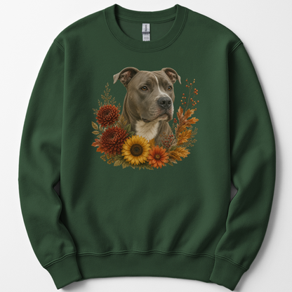 Pitbull Autumn Floral Sweatshirt