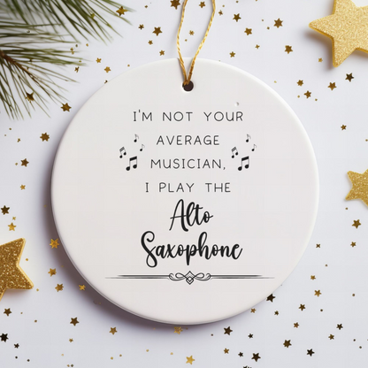 Alto Saxophone Ornament, Gift for Alto Sax Player