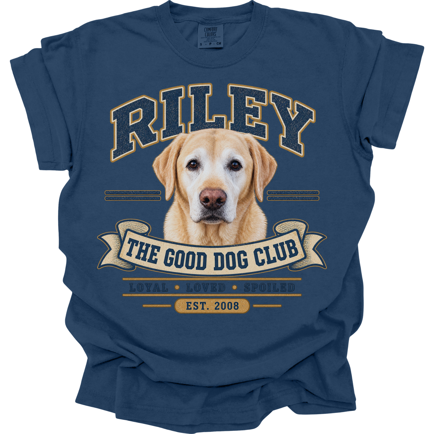 Personalized Vintage Good Boy Club Dog Shirt