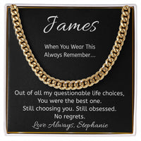 Load image into Gallery viewer, Funny Personalized Message Card Necklace – “Questionable Life Choice” Gift