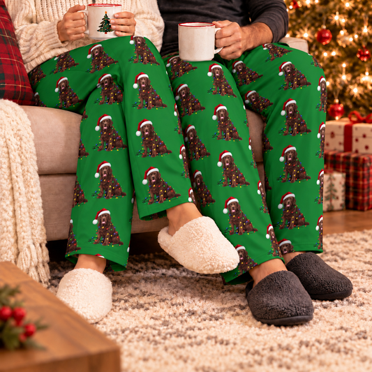 Chocolate Lab Christmas Pajama Pants