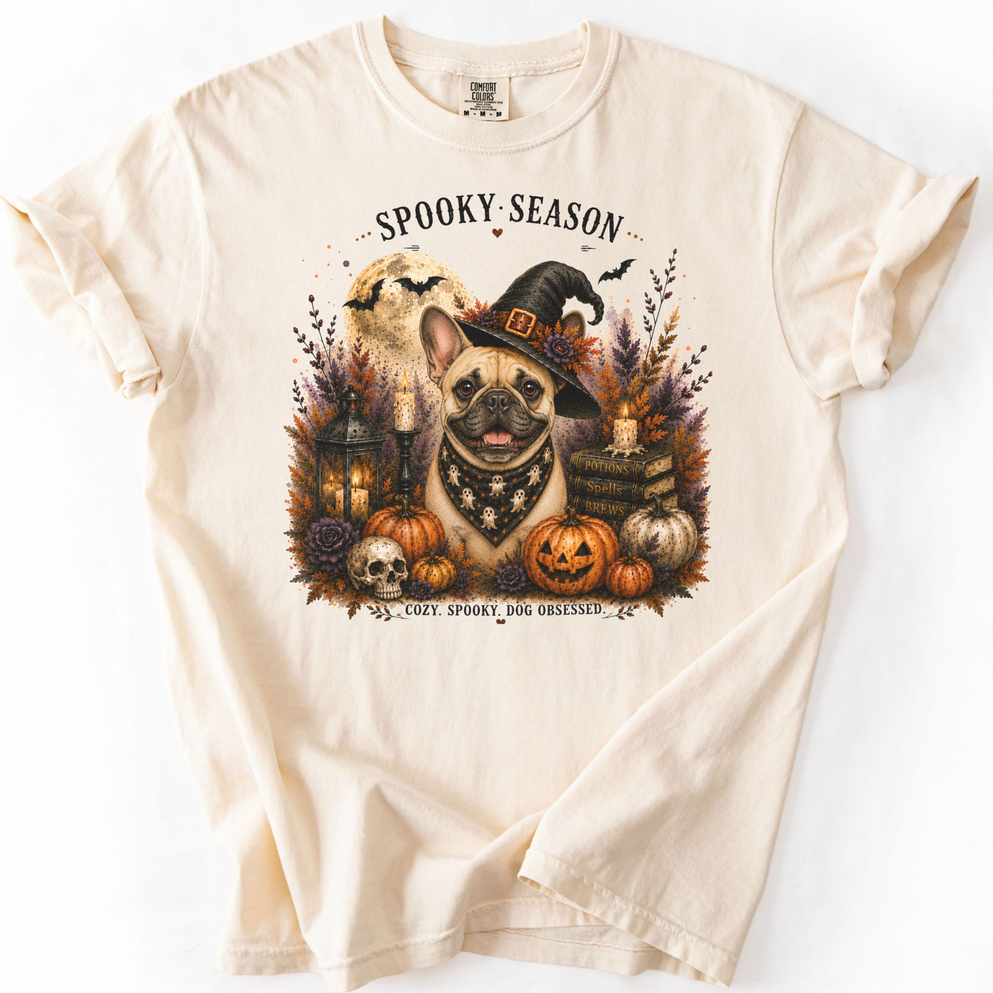 French Bulldog Spooky Season Dog Mom Halloween Shirt