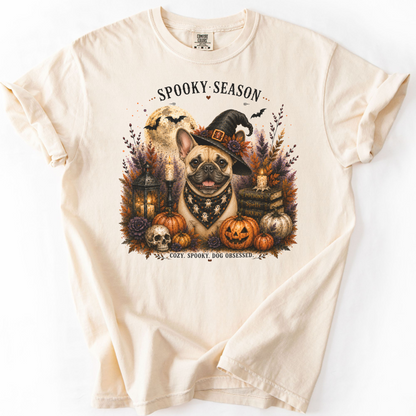 French Bulldog Spooky Season Dog Mom Halloween Shirt