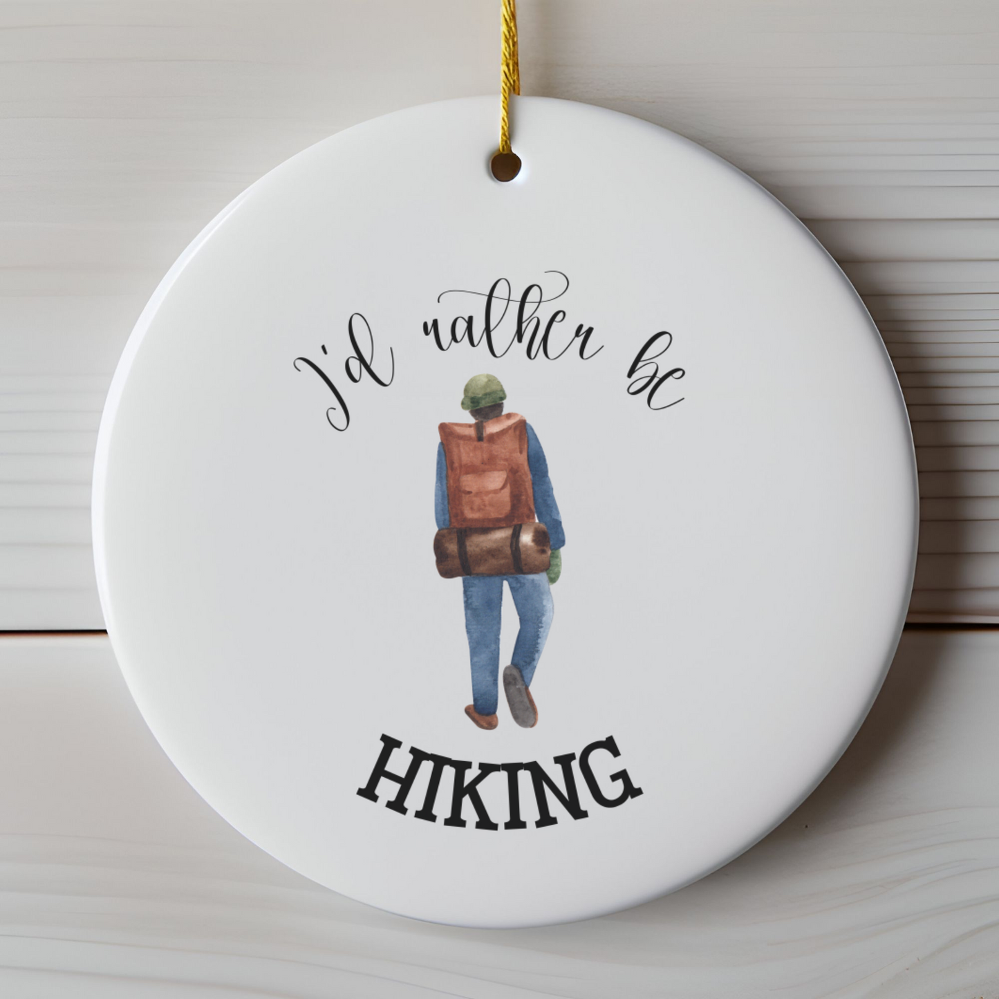 Hiking Ornament