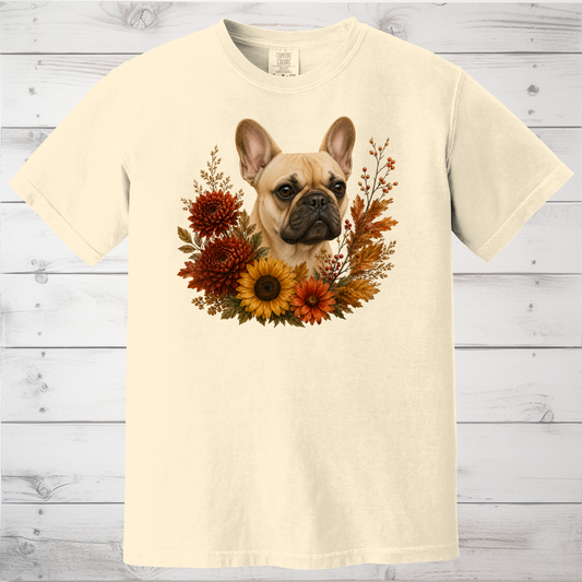 French Bulldog Autumn Floral Shirt