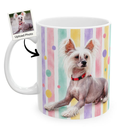 Personalized Dog Photo Mug Custom Pet Name Gift for Dog Moms and Dads