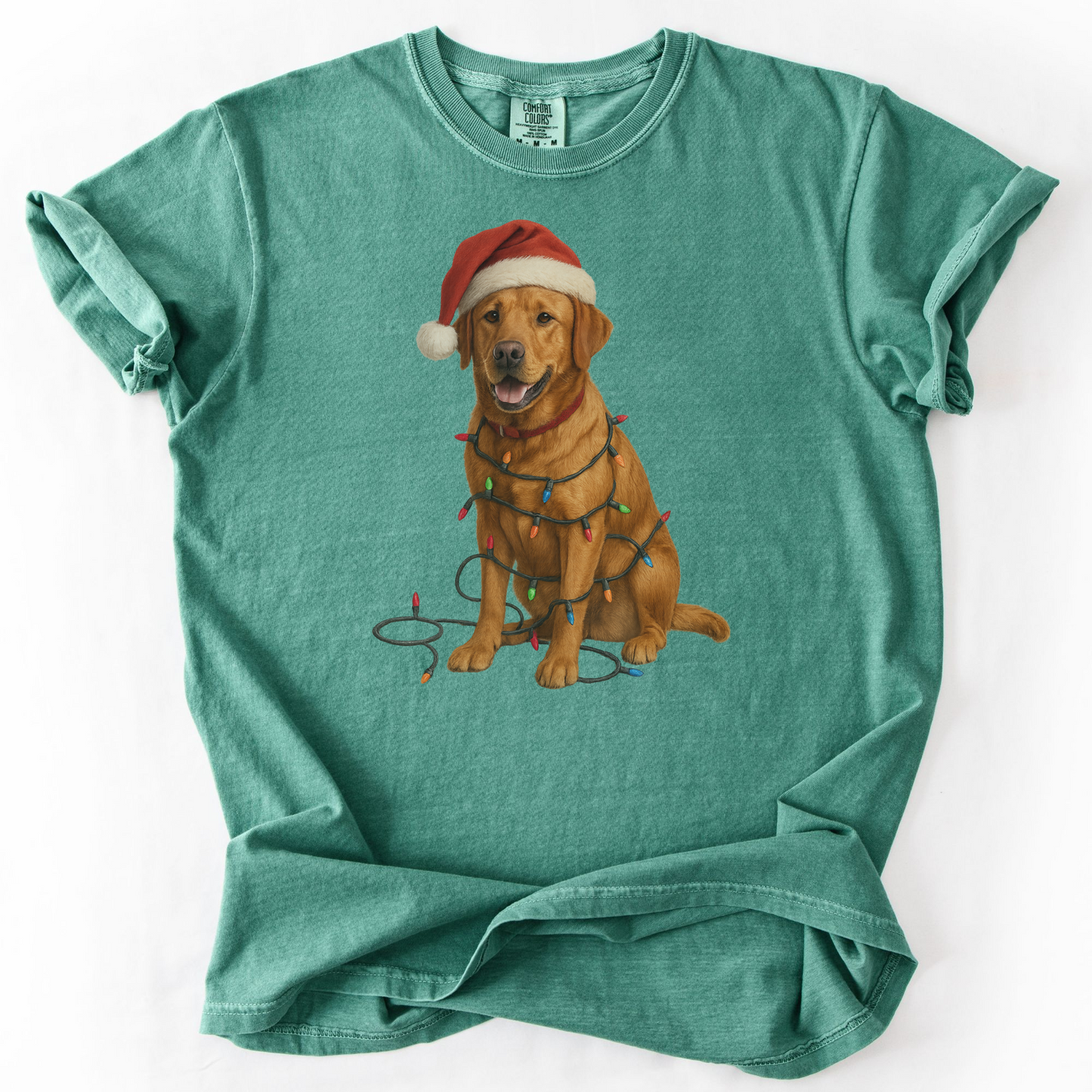 Fox Red Labrador Christmas Lights Shirt