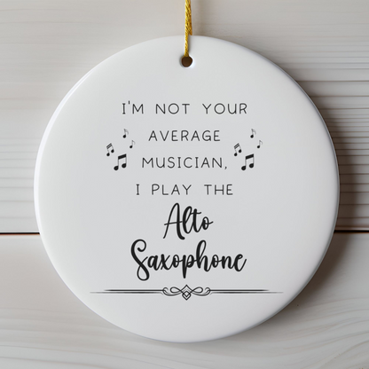 Alto Saxophone Ornament, Gift for Alto Sax Player