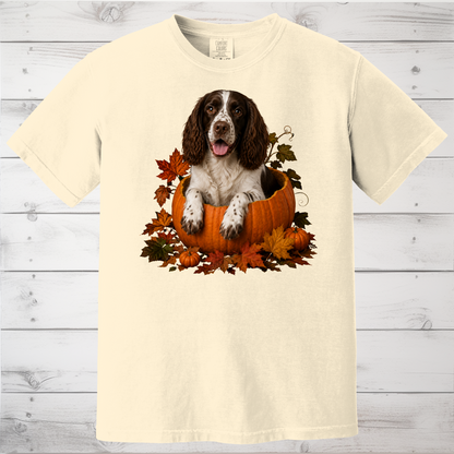 English Springer Spaniel Pumpkin Shirt