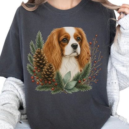 Blenheim Cavalier Christmas Shirt, Winter Dog Mom Gift, Cavalier King Charles Spaniel Tee