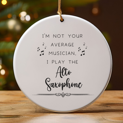 Alto Saxophone Ornament, Gift for Alto Sax Player