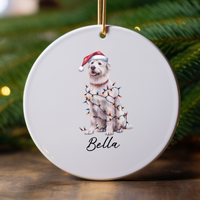 Load image into Gallery viewer, Kuvasz Ornament, Personalized Dog Ornament
