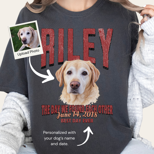 Personalized Gotcha Day Shirt, Dog Adoption Anniversary