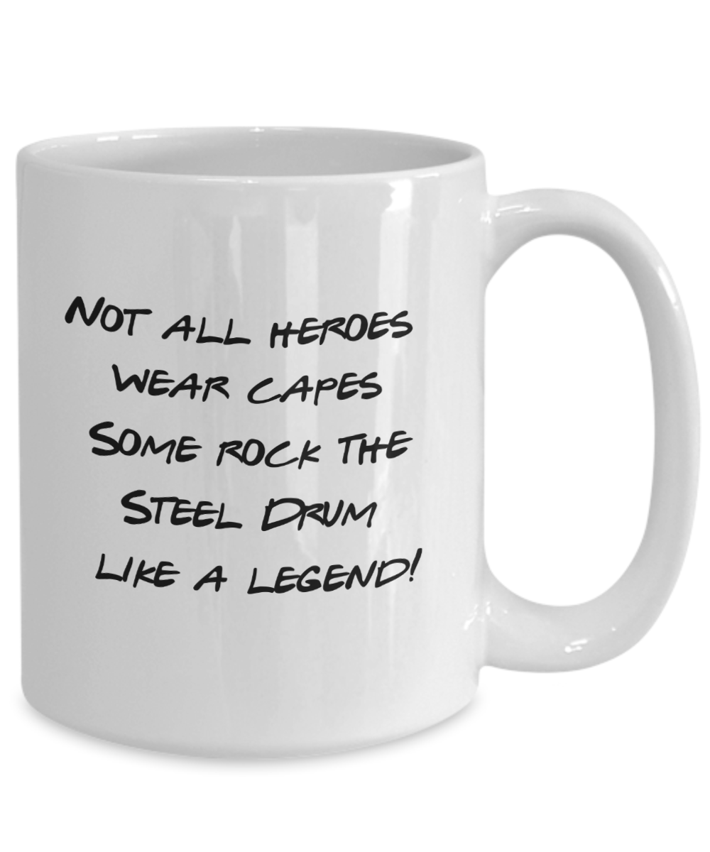 Steel Drum Mug, Gift For Steel Drum Player, Gifts For Musicians, Music Gift, Music Lover Gift, Musician Gifts