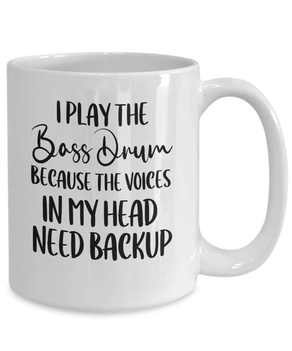 Bass Drum Mug, Gifts For Musicians, Gift For Bass Drum Player, Music Gift, Music Lover Gift, Musician Gifts