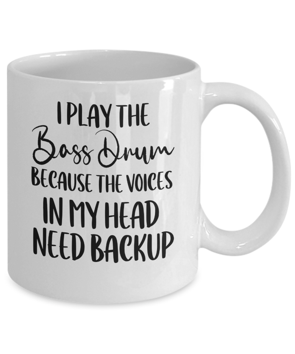 Bass Drum Mug, Gifts For Musicians, Gift For Bass Drum Player, Music Gift, Music Lover Gift, Musician Gifts