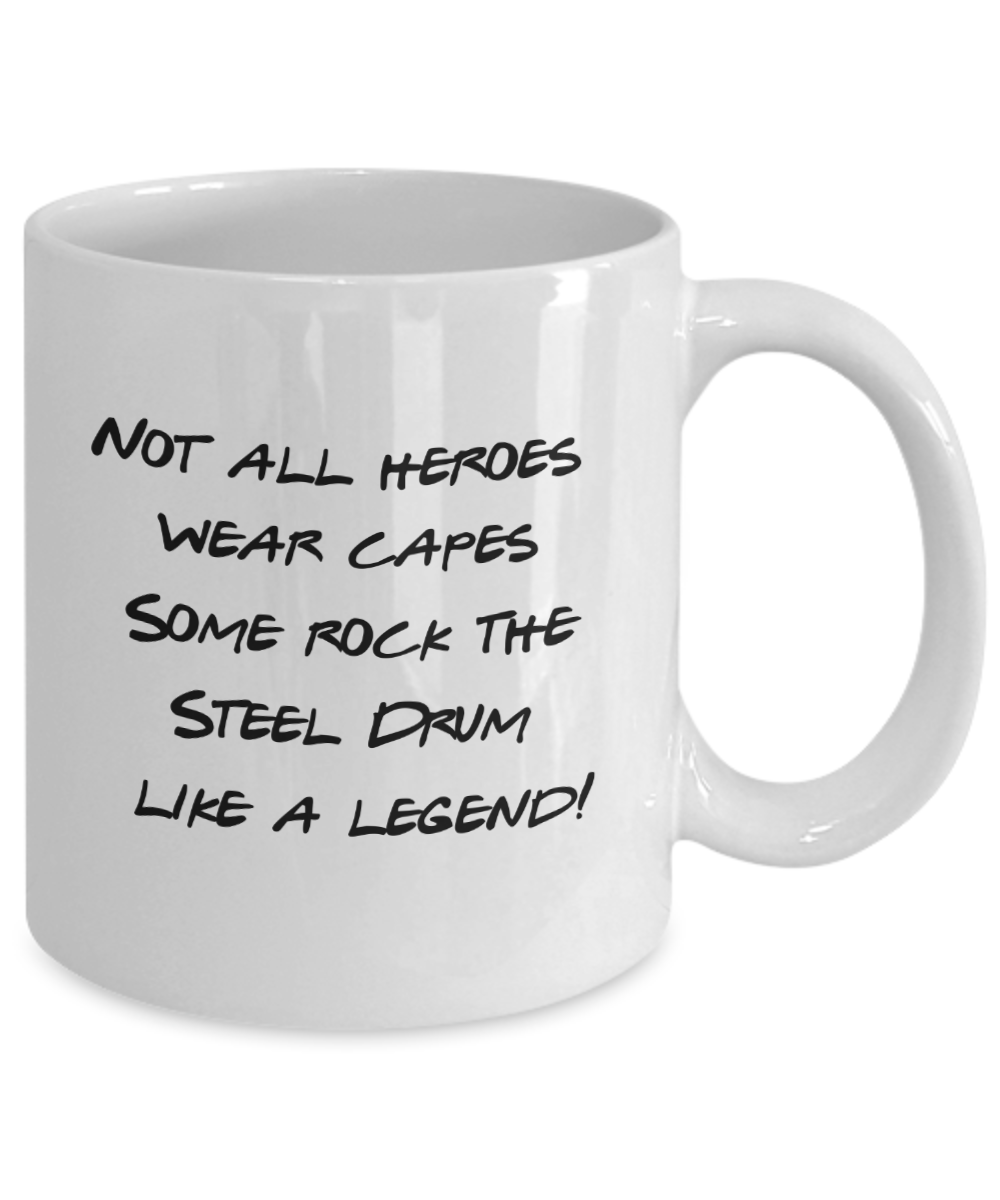 Steel Drum Mug, Gift For Steel Drum Player, Gifts For Musicians, Music Gift, Music Lover Gift, Musician Gifts