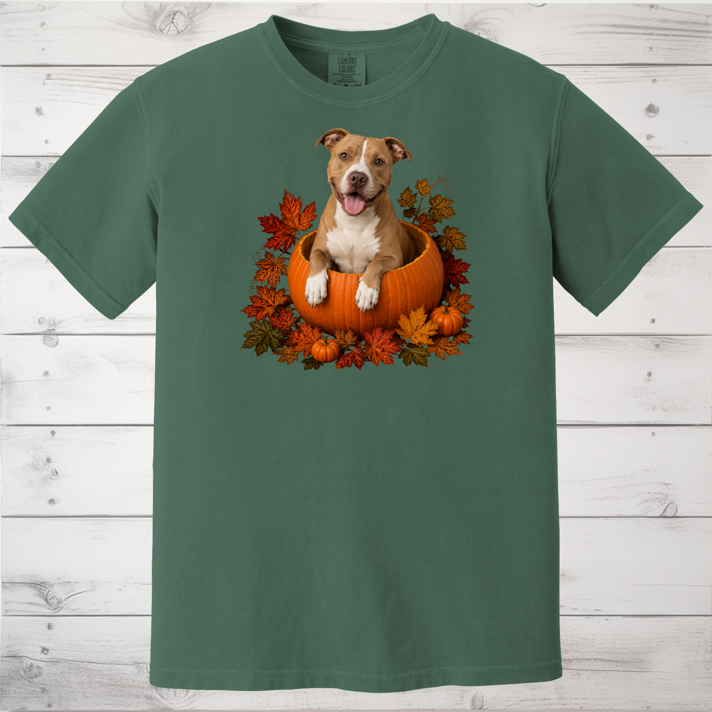 Pitbull Pumpkin Shirt