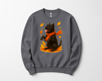 Load image into Gallery viewer, Cane Corso Autumn Sweatshirt, Fall Dog Lover Apparel, Cozy Dog Sweater, Cute Cane Corso Shirt, Gift for Pet Enthusiasts
