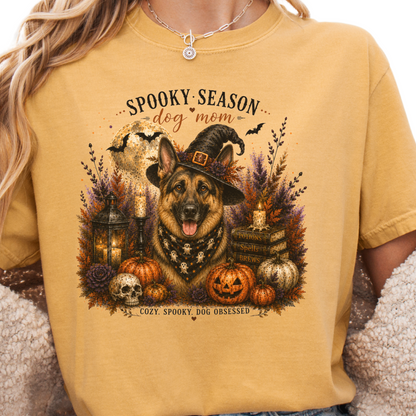 German Shepherd Spooky Season Dog Mom Halloween Shirt