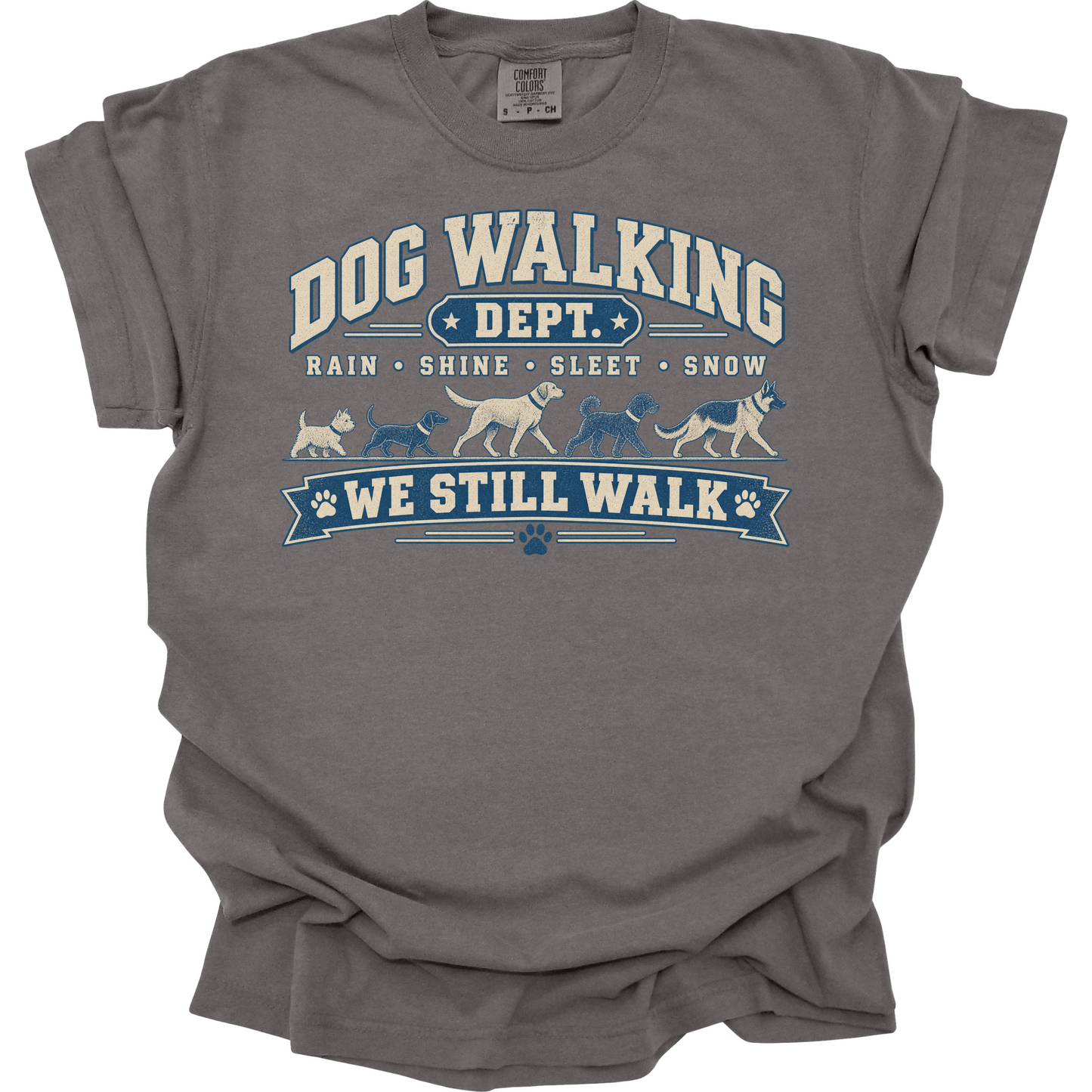 Dog Walker Shirt, Dog Walking Department Tee, Professional Dog Walker Gift, Pet Sitter Shirt