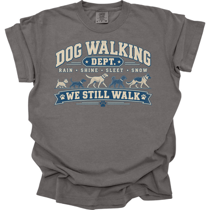 Dog Walker Shirt, Dog Walking Department Tee, Professional Dog Walker Gift, Pet Sitter Shirt