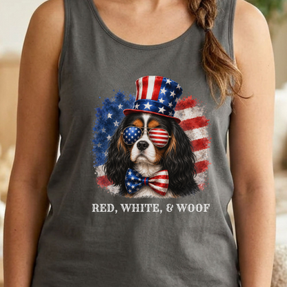Patriotic Tri Color Cavalier Tank Top