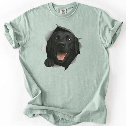 Peeking Labrador T-shirt