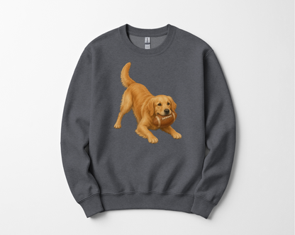 Golden Retriever Football Sweatshirt
