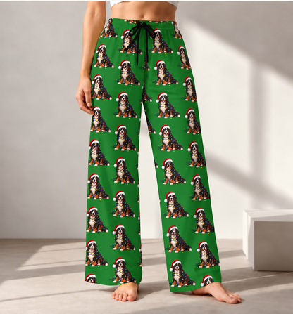 Bernese Mountain Dog Christmas Pajama Pants