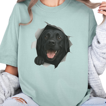 Peeking Labrador T-shirt