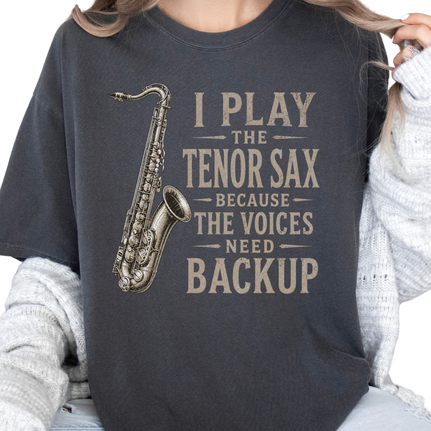 Funny Tenor Sax Shirt, Tenor Saxophone Player Gift, Saxophonist Tee
