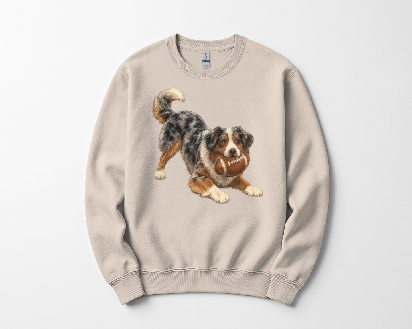 Australian Shepherd Football Sweatshirt