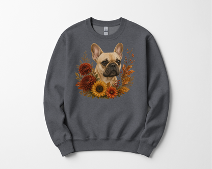 French Bulldog Autumn Floral Sweatshirt