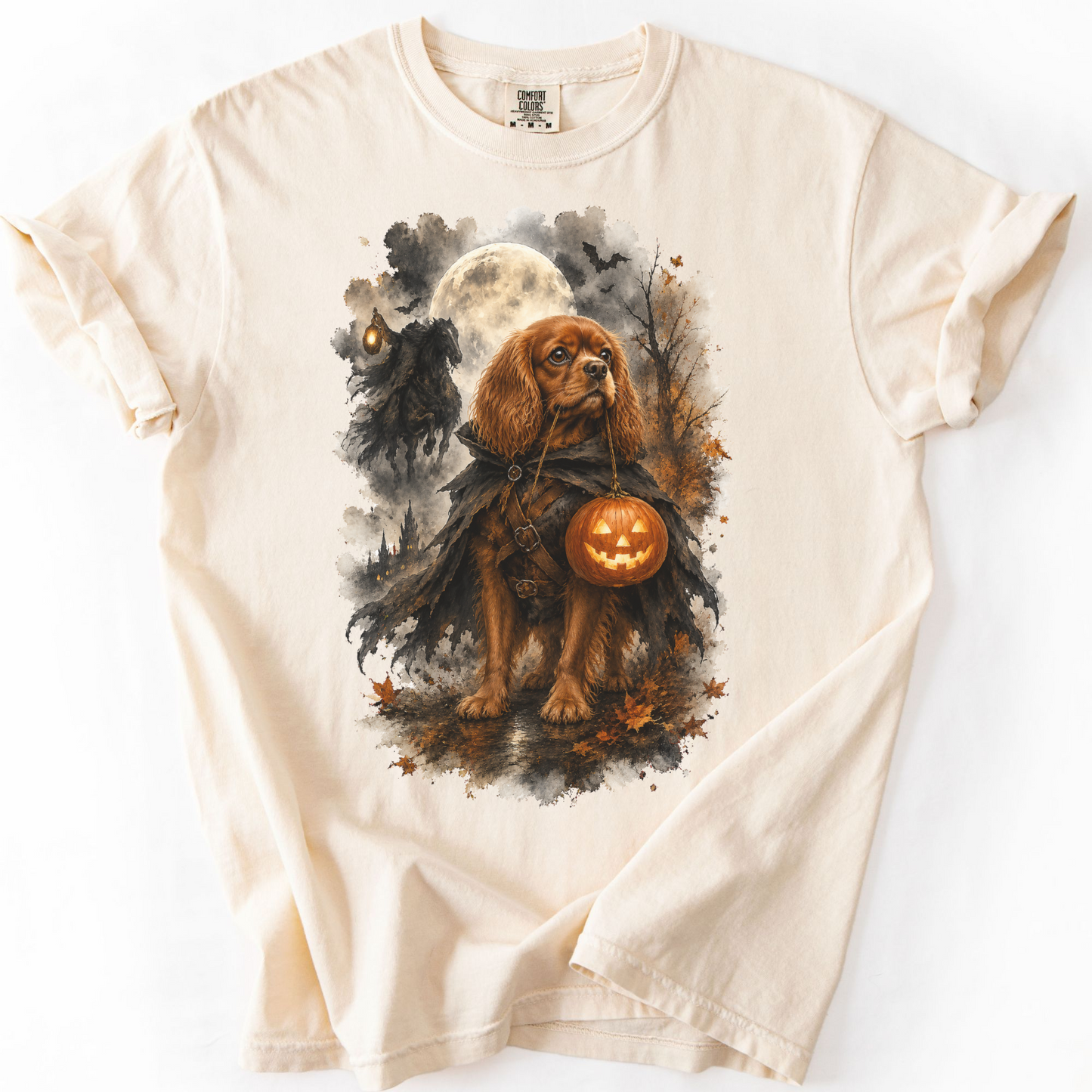 Ruby Cavalier Headless Horseman Inspired Halloween Comfort Colors Shirt