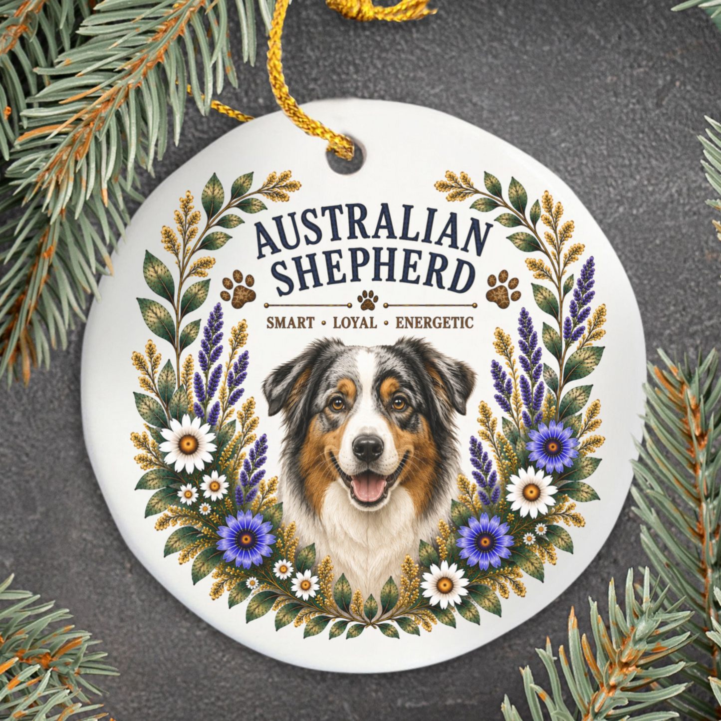 Australian Shepherd Ornament