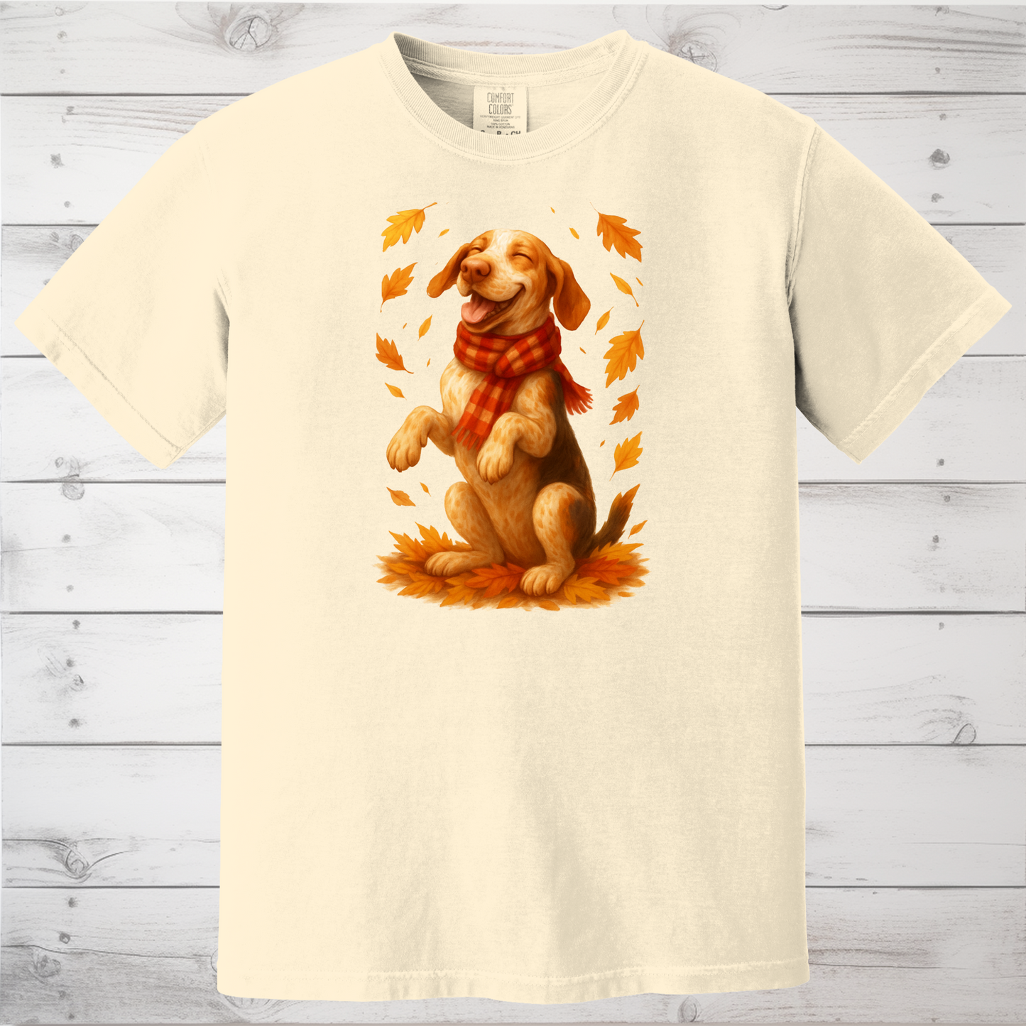 Bracco Italiano Fall Shirt, Autumn Dog Sweatshirt, Dog Lover Gift, Cozy Pet Apparel, Bracco in Leaves, Gift for Pet Lovers