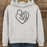 Load image into Gallery viewer, Hug Your Hound Day Sweatshirt or Hoodie, Dog Lover Gift for Pet Parents
