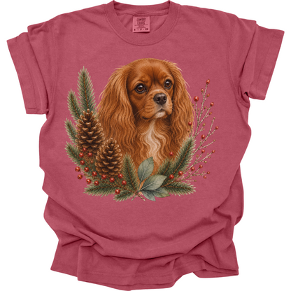 Ruby Cavalier Christmas Shirt, Winter Dog Mom Gift, Cavalier King Charles Spaniel Tee