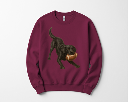 Football Lab Lovers Sweatshirt-Personalize for Lab Choice