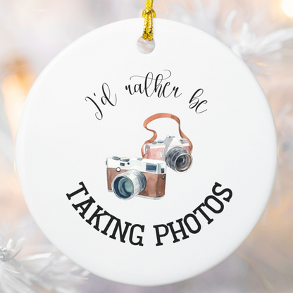 Photographer Gift, Camera Ornament, Gift for Photographer, Photography Gift, Photo Lover Gift